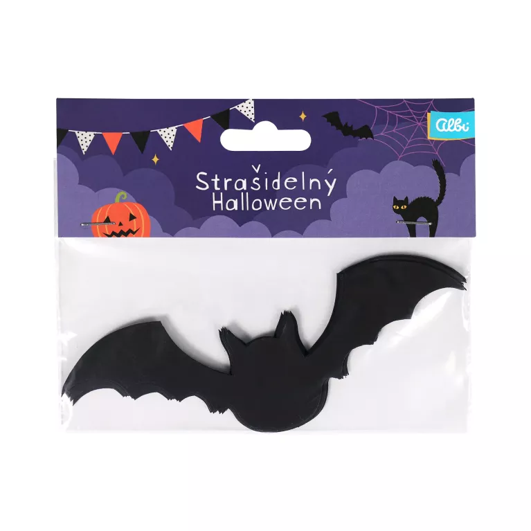 Dekorace - netopýři 15 cm 10 ks