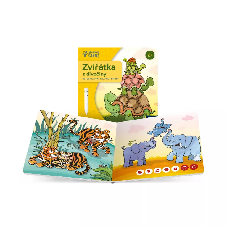 Minikniha pro nejmenší - Zvířátka z divočiny