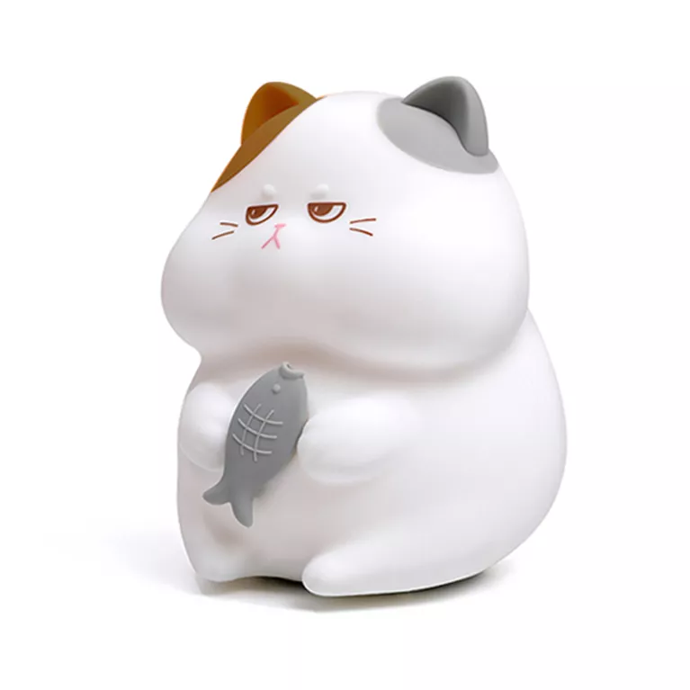 Dětská DIY silikonová lampička - Kočka