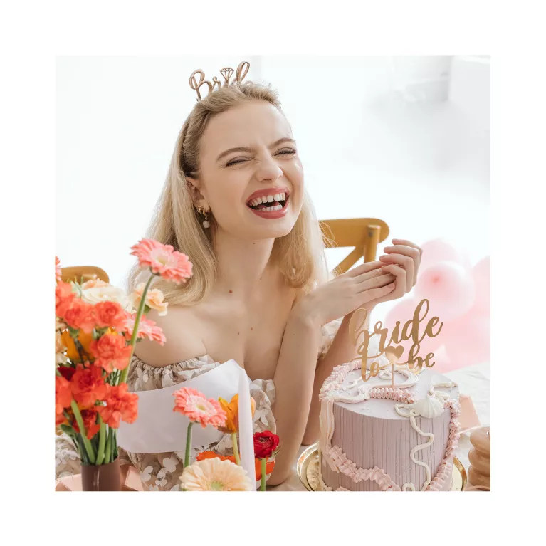 Čelenka Bride rose gold