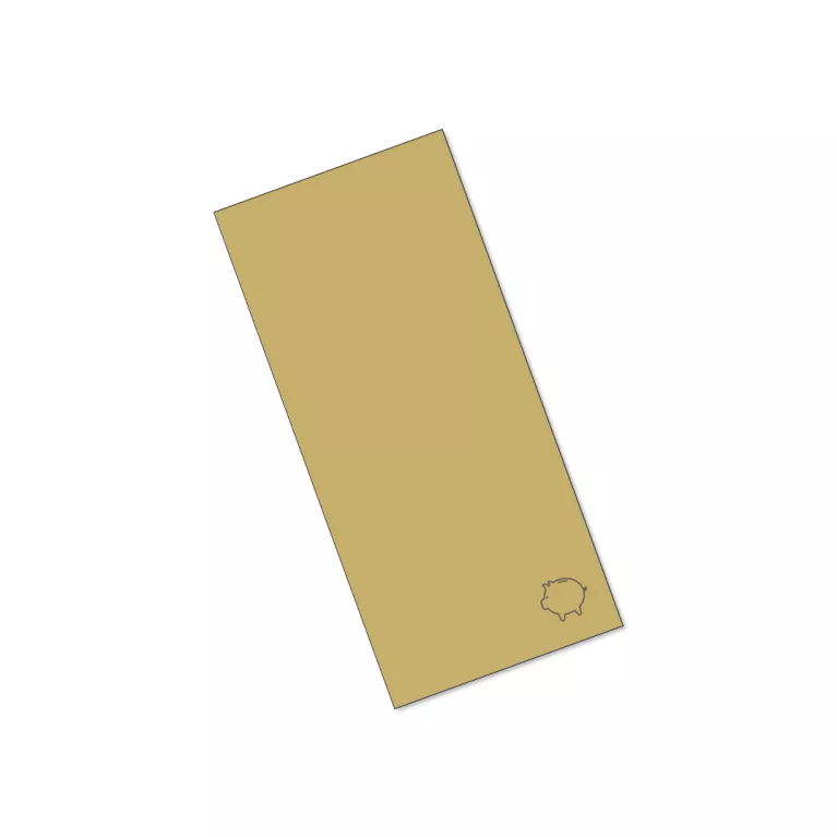 Vánoční kapsa na peníze - Zlaté prasátko