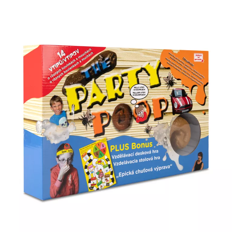 Set 14 vtipů s hovínky + destová hra