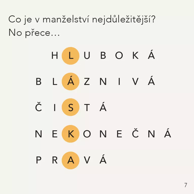 Minikniha - Pro novomanžele