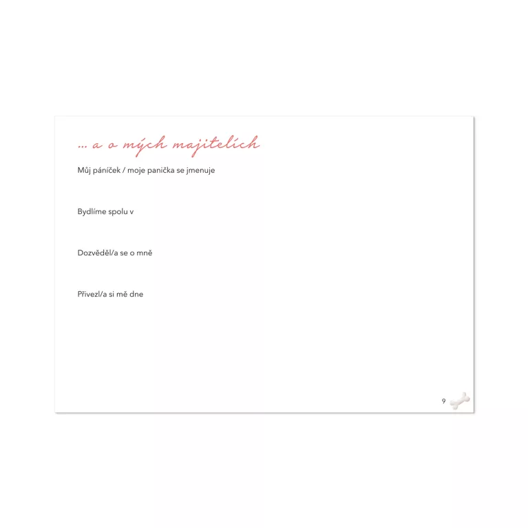 Deník mého mazlíčka