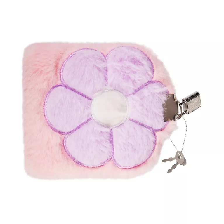 Chlupatý blok se zámkem - Kytka