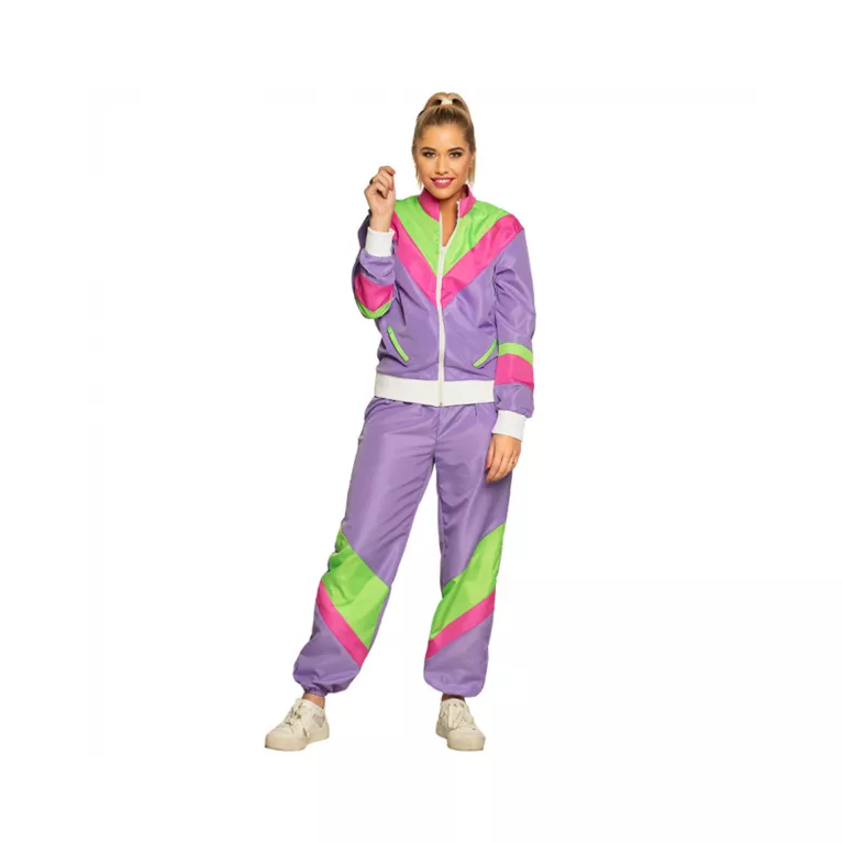 Kostým 80.léta fialový vel.S