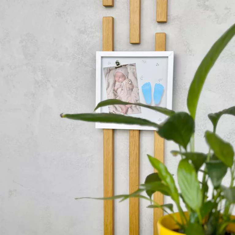 Fotorámeček pro miminko se sadou na 3D odlitky – pro chlapečka