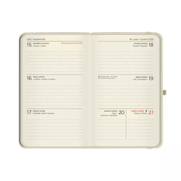 Studentský diář - Puntíky