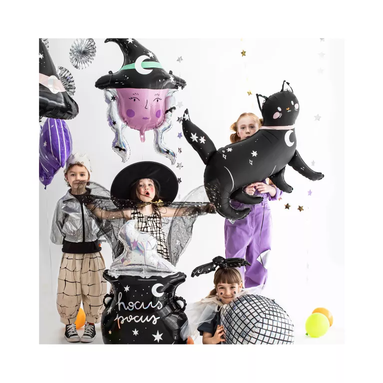 Balónek fóliový Černá kočka