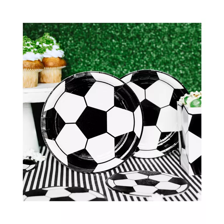 Talíře Fotbalový míč  6 ks