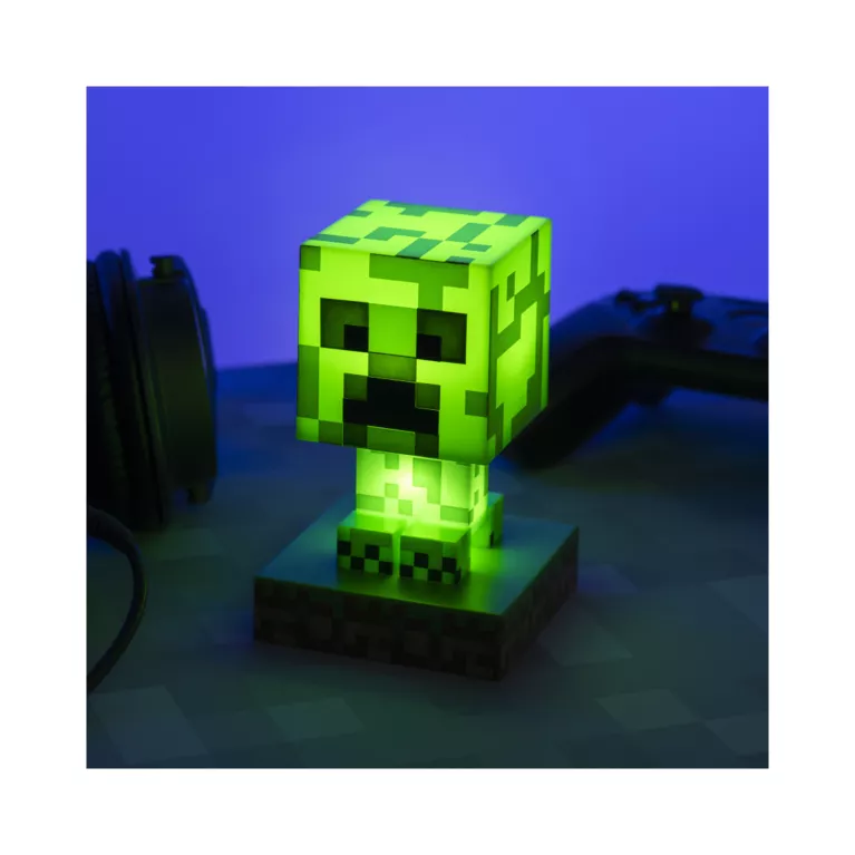 Dětská noční lampička - Minecraft Creeper