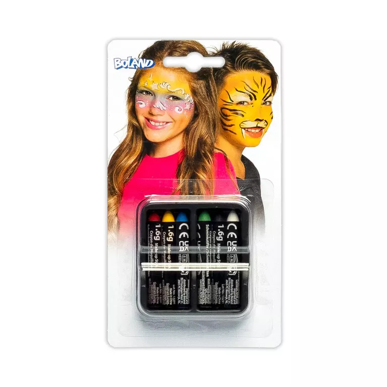 Sada barev na obličej tužky 6 ks