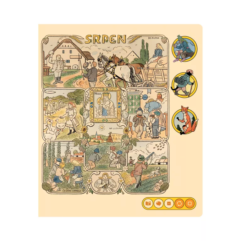 Kniha Kouzelný rok Josefa Lady