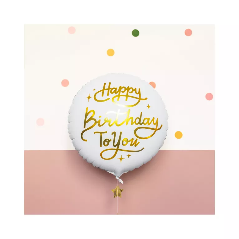 Fóliový balónek Happy Birthday To You