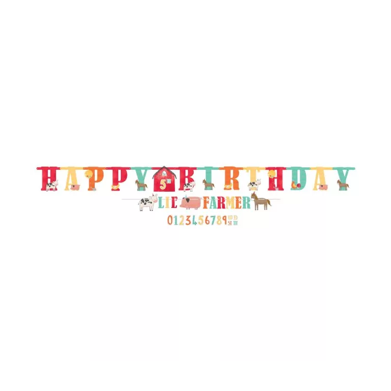 Párty Set Zvířata z farmy 51 ks