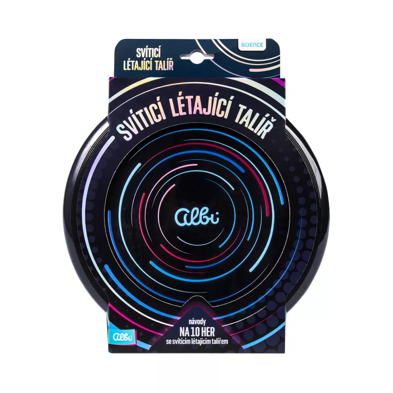 Svíticí létající talíř