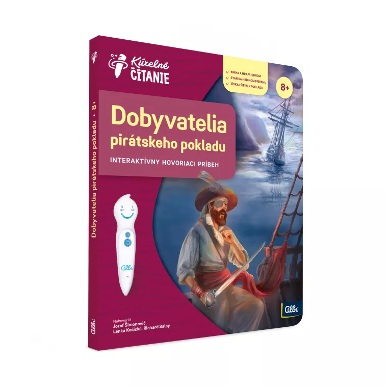 Kniha Dobyvatelé pirátského pokladu SK