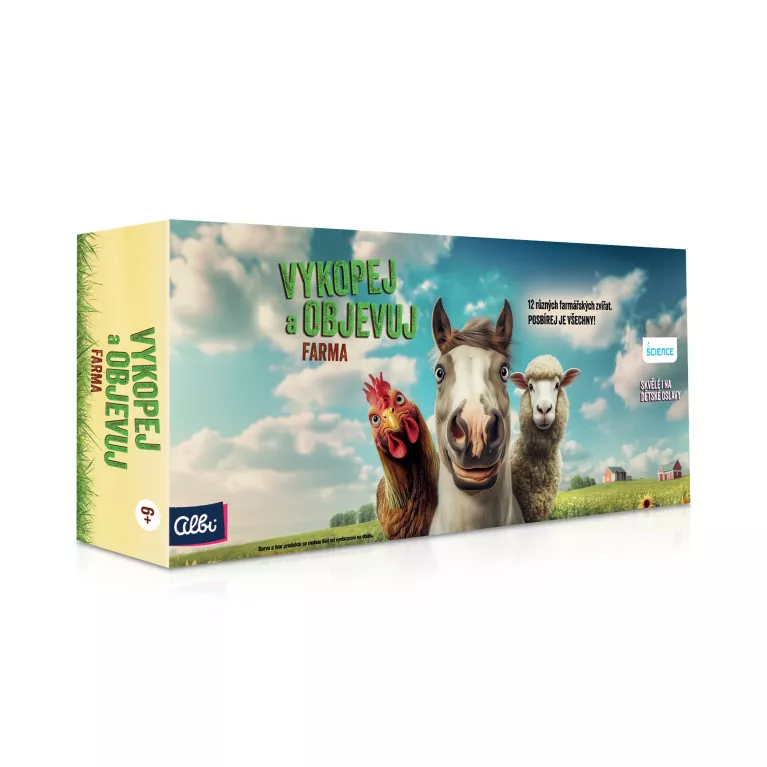 Vykopej a objevuj - Farma - set 12 ks