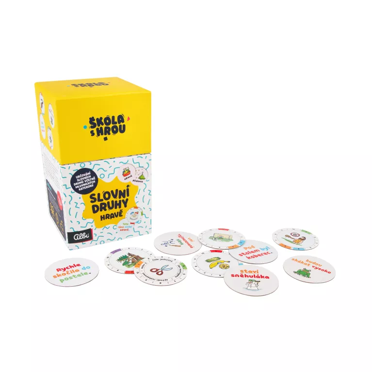 Škola s hrou: Slovní druhy hravě