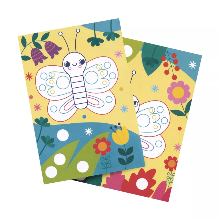 Samolepky s omalovánkami - Pejsek