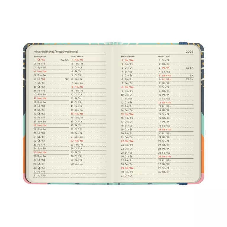 Mini diář - Exotika