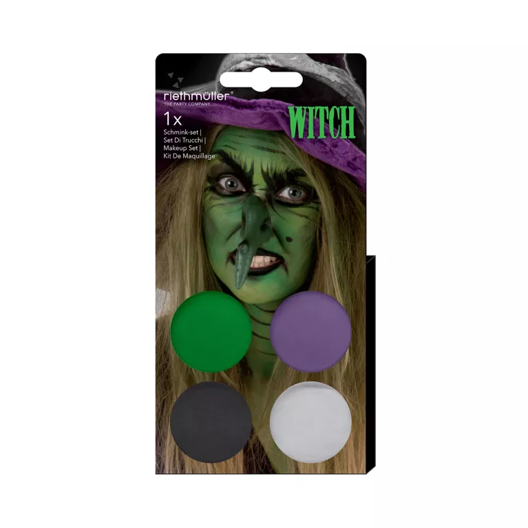 Sada barev na obličej Čarodějnice