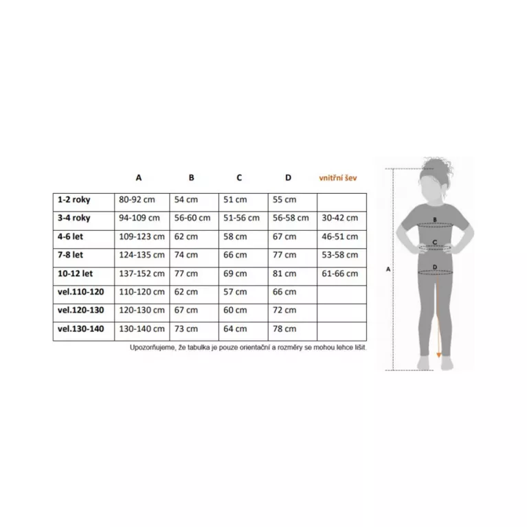 Kostým dětský  Wednesday Uniforma vel. 120/130 cm