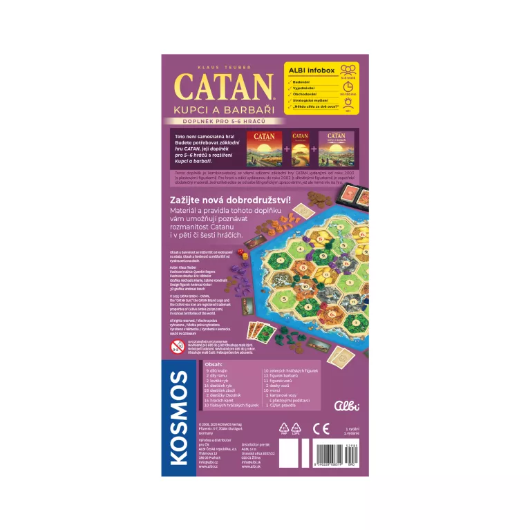 Catan - Kupci a barbaři 5-6 hráčů