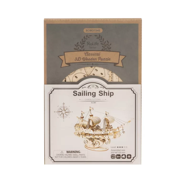 Dřevěný model - Plachetnice