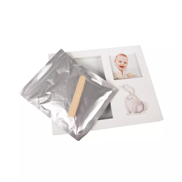 Fotorámeček pro miminko se sadou na 3D otisky