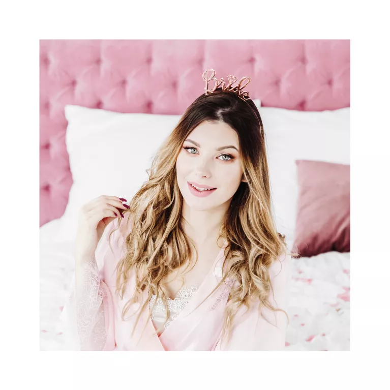 Čelenka Bride rose gold