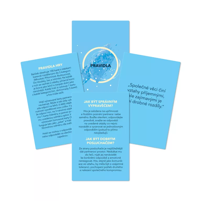 Prozraď mi - karetní hra pro páry