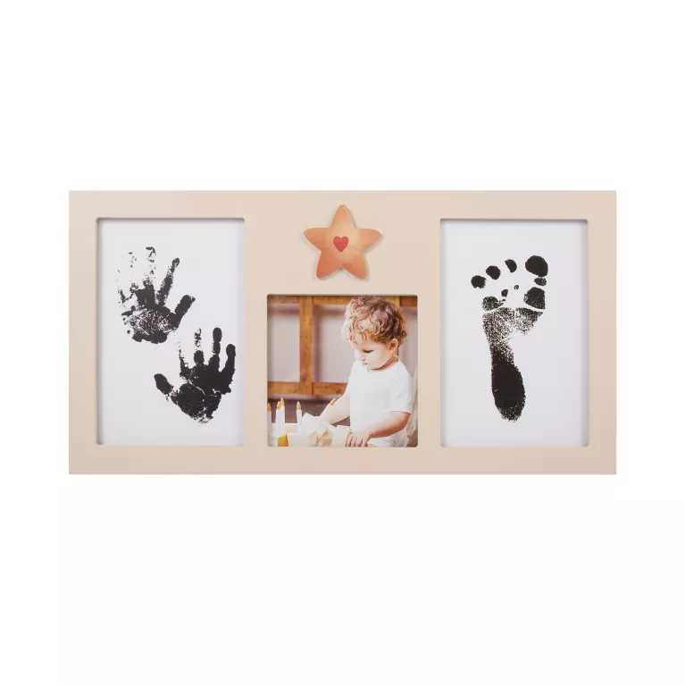 Dětský fotorámeček se sadou na otisky