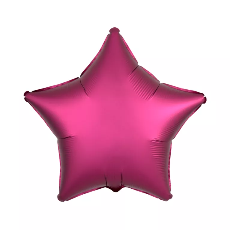 Balónek fóliový Hvězda vínová matná