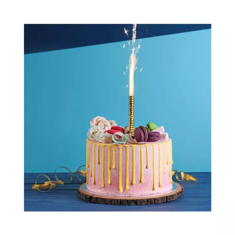 Fontána dortová zlatá