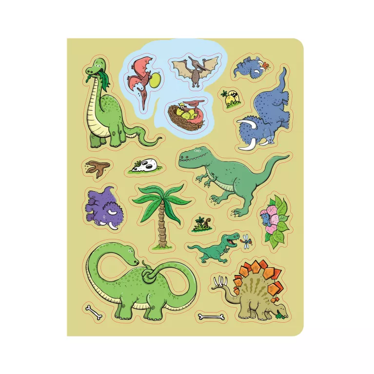 Samolepková knížka Dinosauři