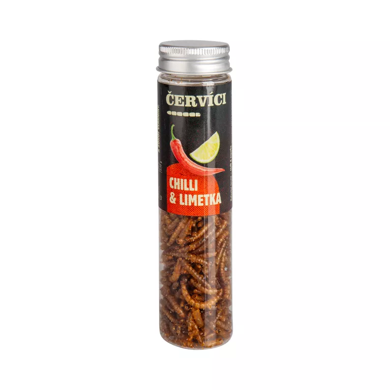 Křupaví červíci - Chilli a limetka