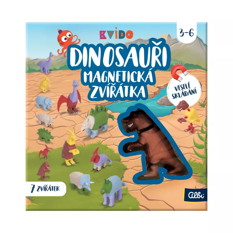 Magnetická zvířátka: Dinosauři - Kvído