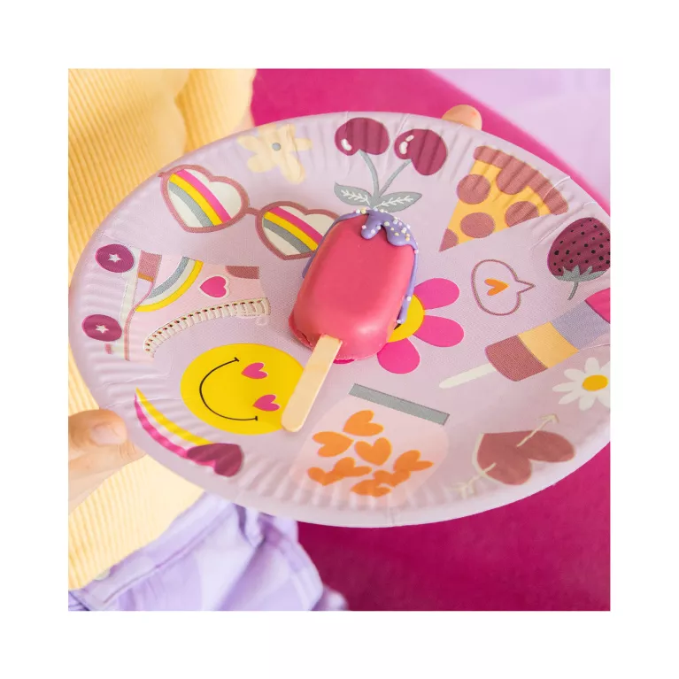 Talíře Boho Girlz 8 ks