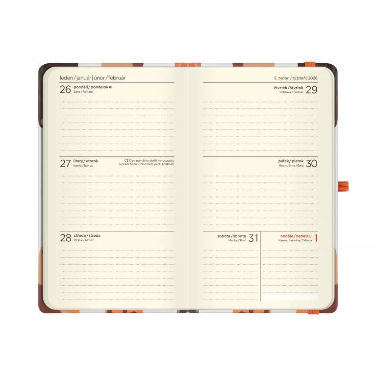 Kapesní diář - Kočičí tlapky