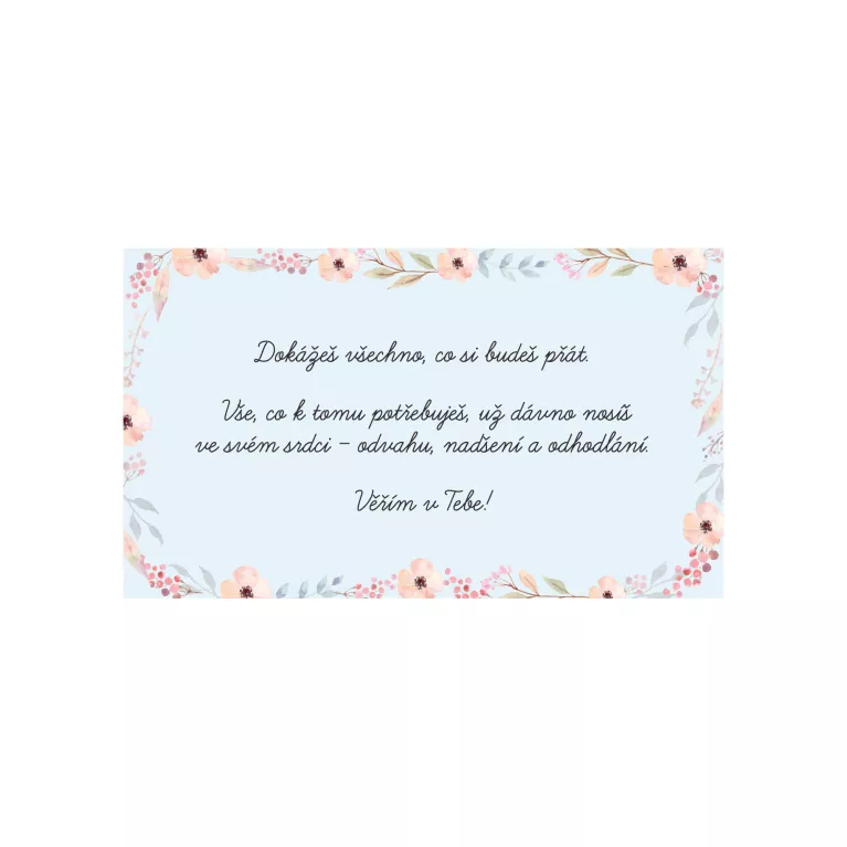 Vzkaz v láhvi - Ty to zvládneš!