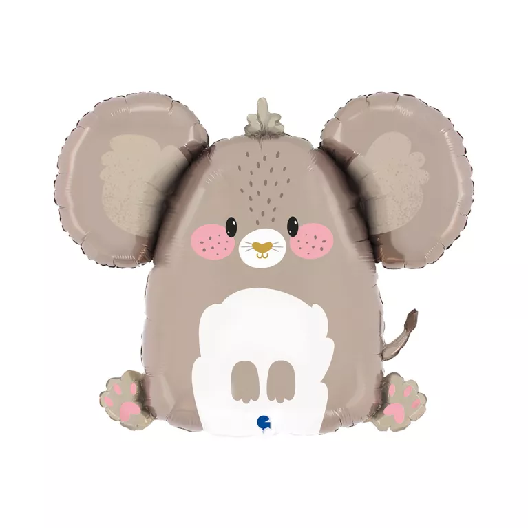 Balónek fóliový Myš šedá