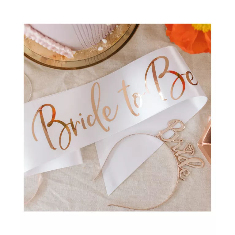 Čelenka Bride rose gold