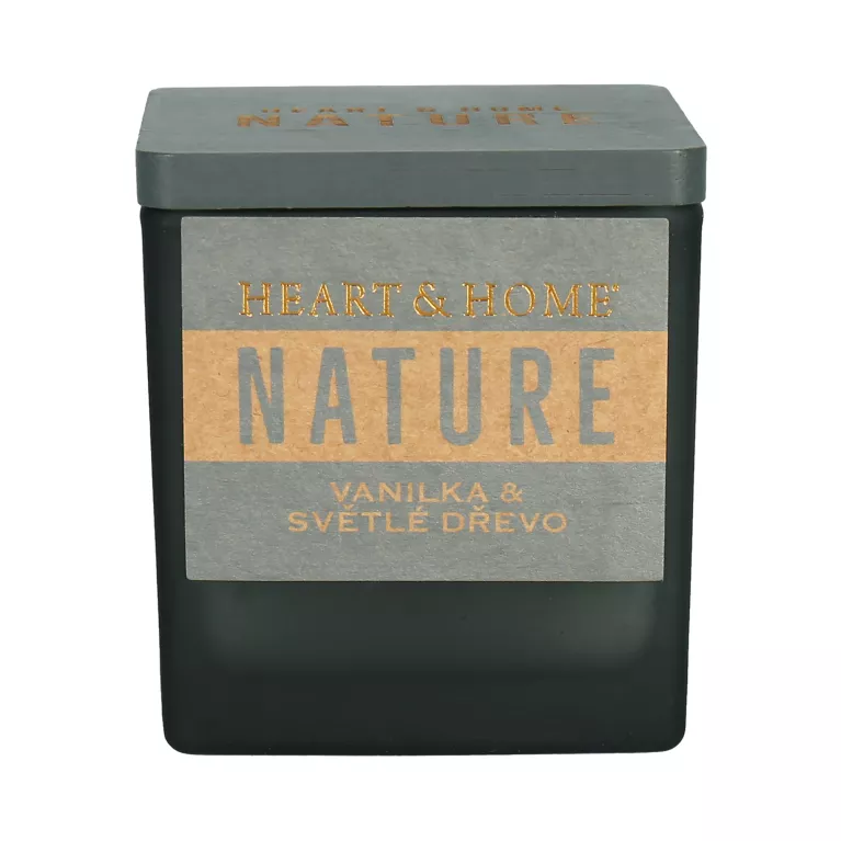 Malá svíčka - Vanilka a světlé dřevo