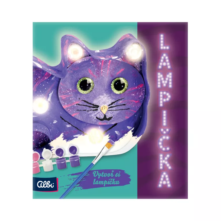 DIY Lampička - Kočka