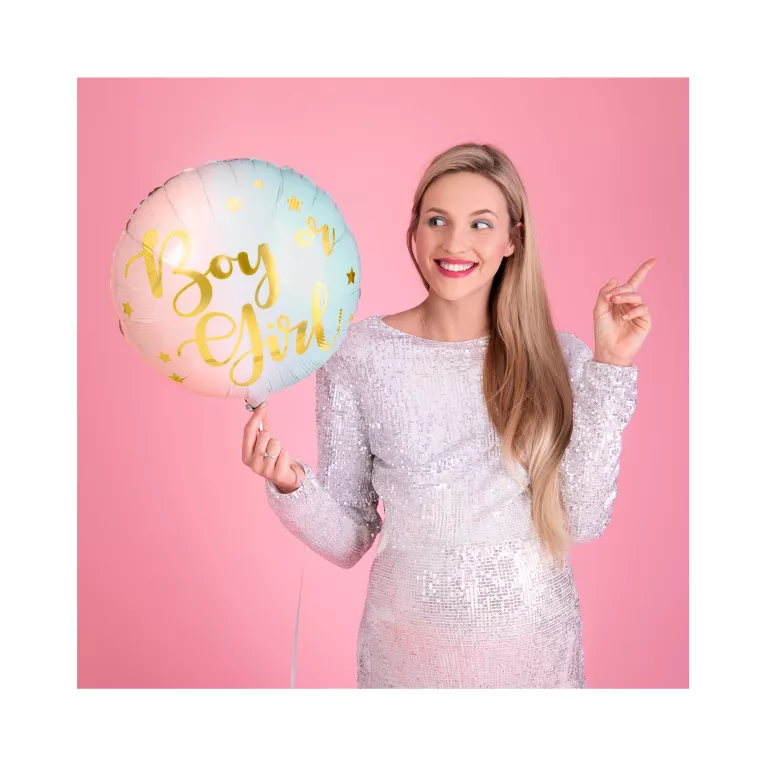 Fóliový balónek Kluk nebo holka