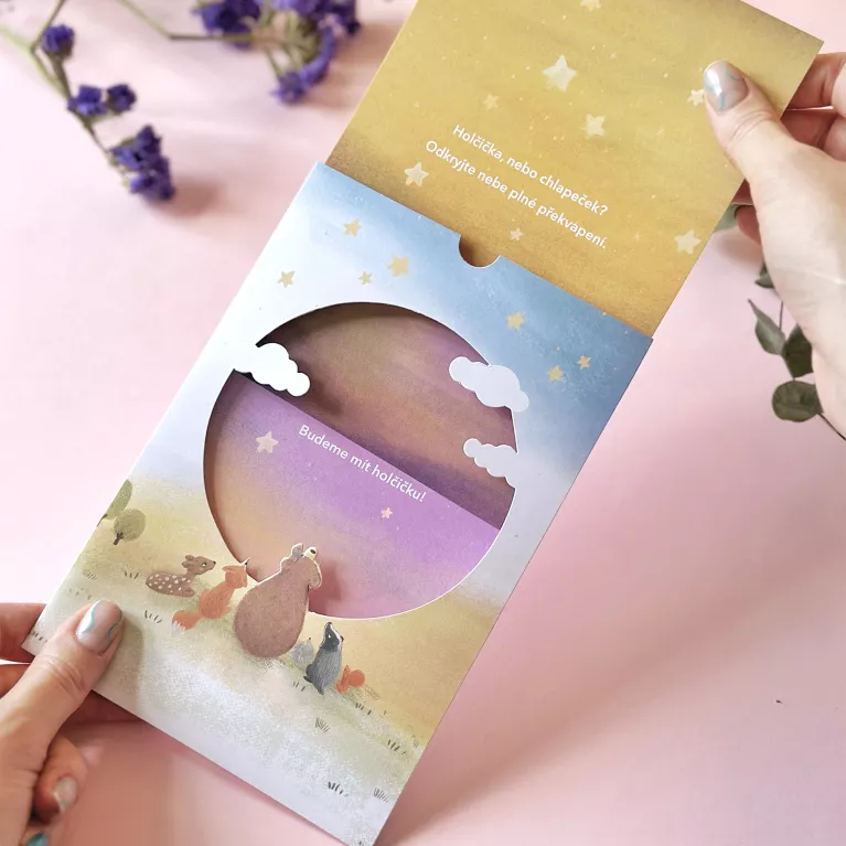 Odhalení pohlaví miminka - Budeme mít holčičku