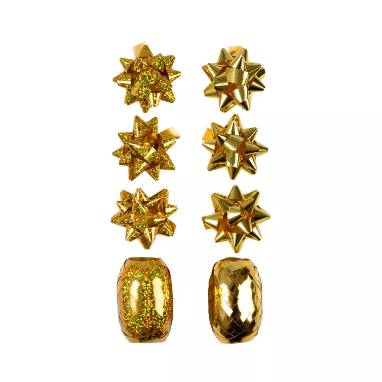 Set kokard a stuh - Zlatý