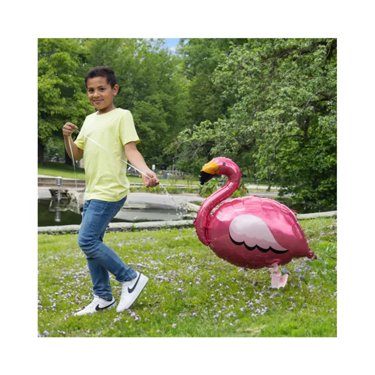 Balónek chodící Plameňák