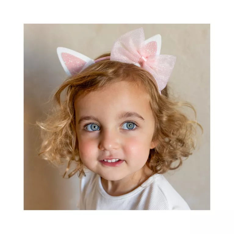 Čelenka Kočičí ouška růžová